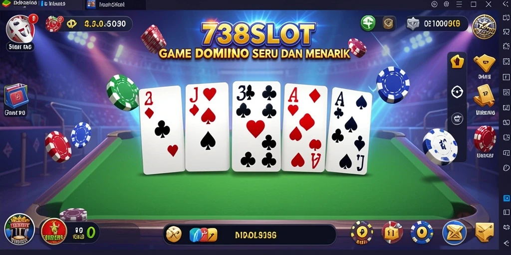 Gameplay seru Domino 738SLOT yang menyenangkan.