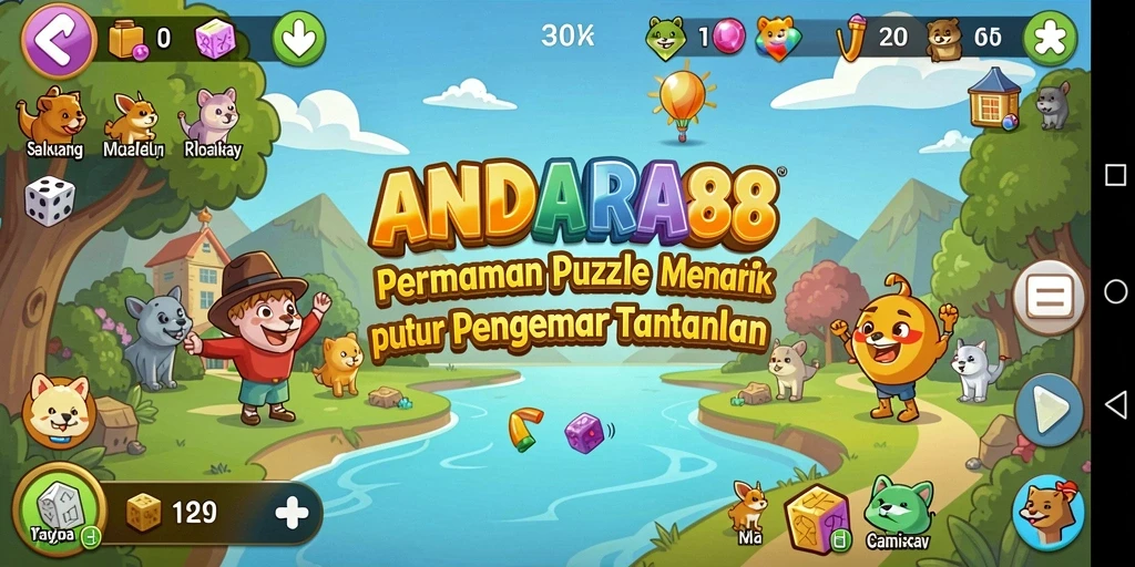 Gameplay seru dan menantang di ANDARA88.