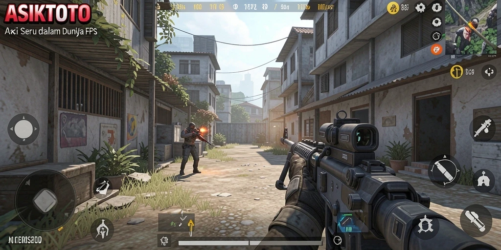 Tampilan aksi mendebarkan dalam gameplay ASIKTOTO yang menarik.