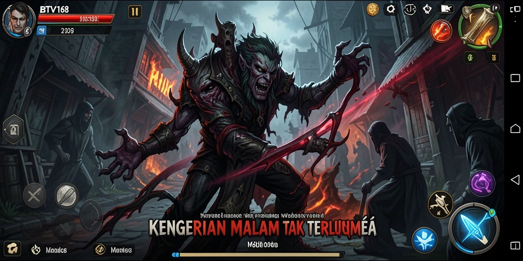 Tampilan menegangkan dalam BTV168 saat menjelajahi lokasi angker.