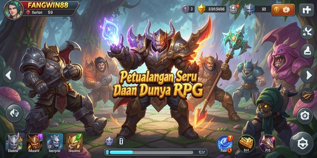 Tampilan gameplay FANGWIN88 yang menakjubkan dalam dunia RPG.