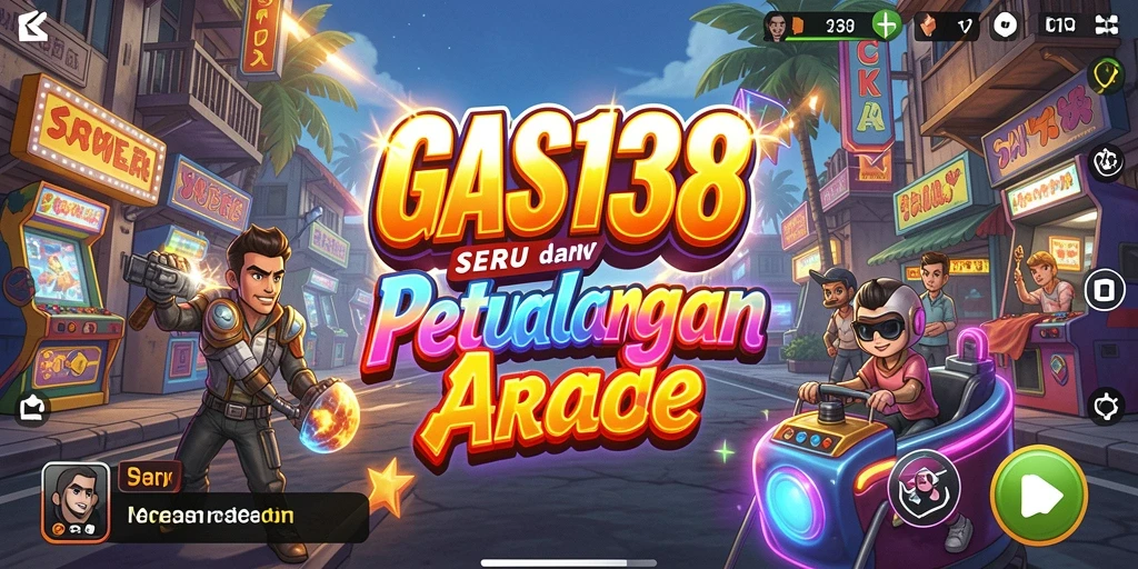 Screenshot gameplay GAS138 menampilkan aksi seru dan colorful.