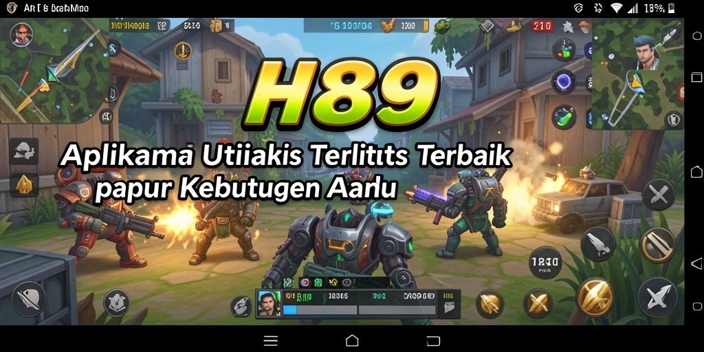 Tampilan antarmuka H89 yang intuitif dan mudah digunakan.