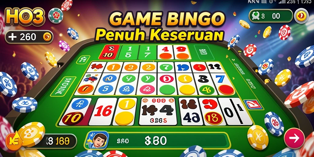 Tampilan gameplay Bingo yang seru dan mengasyikkan.