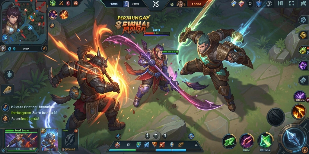 Gameplay seru dalam pertarungan karakter di KKRP.