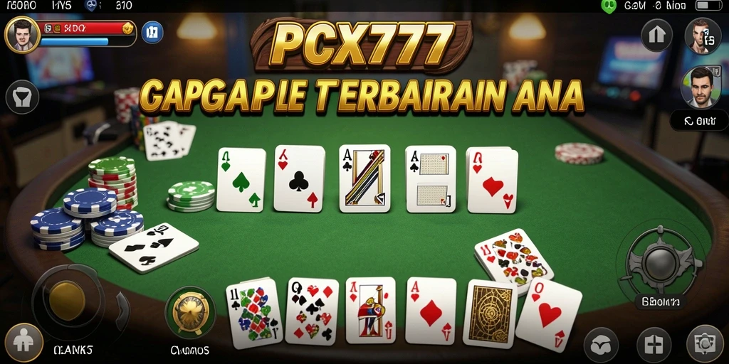 Tampilan gameplay seru dari game Gaple PCX777.