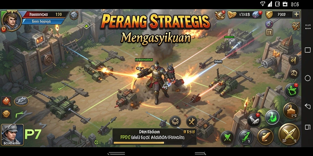 Tampilan menarik dari gameplay PP7 yang penuh aksi.
