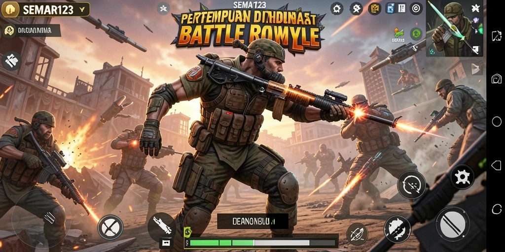 Tampilan menarik dari pertempuran di SEMAR123.